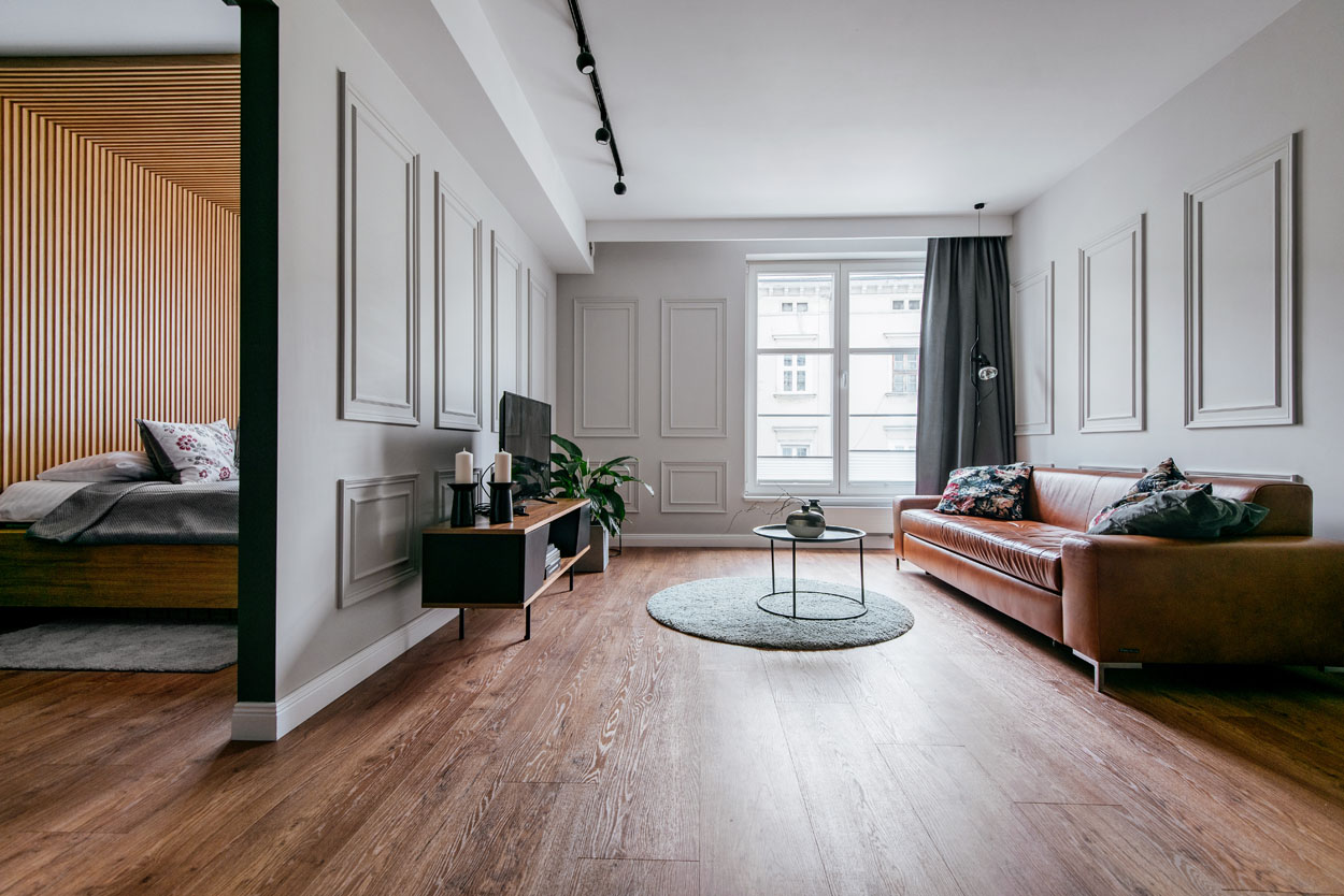 Apartament w krakowie na ul. augustianskiej, ujęcie 4 — projekt apartamentu, Kraków, projekt buKadesign