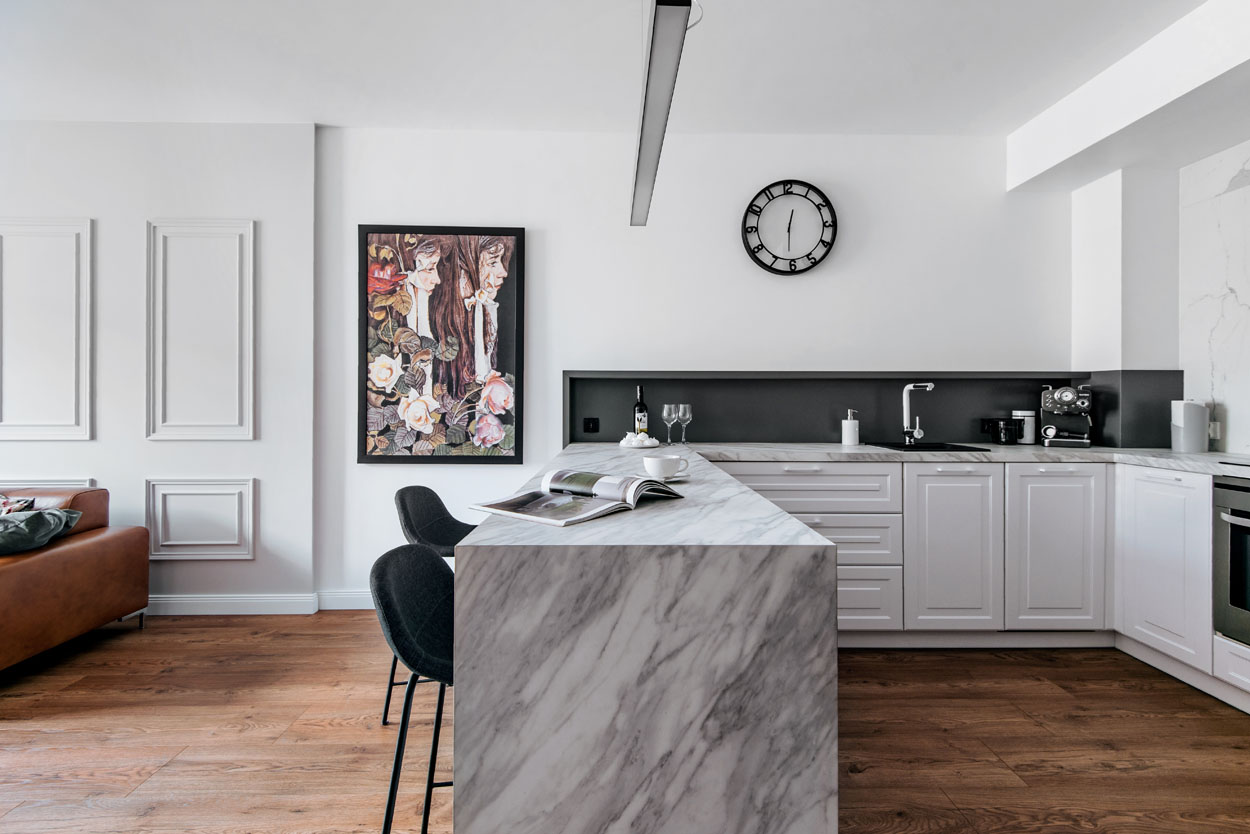 Apartament w krakowie na ul. augustianskiej, ujęcie 5 — projekt apartamentu, Kraków, projekt buKadesign