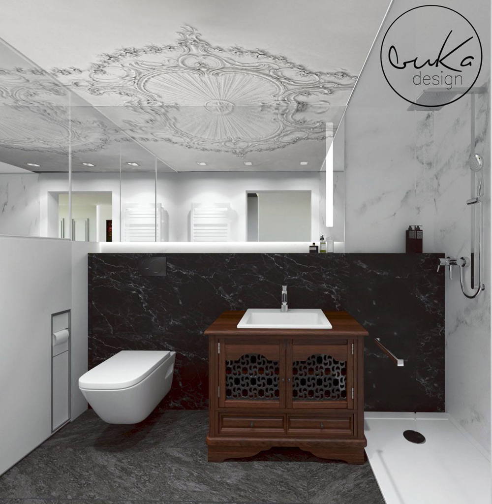 Apartament w krakowie na ul. augustianskiej, ujęcie 9 — projekt apartamentu, Kraków, projekt buKadesign