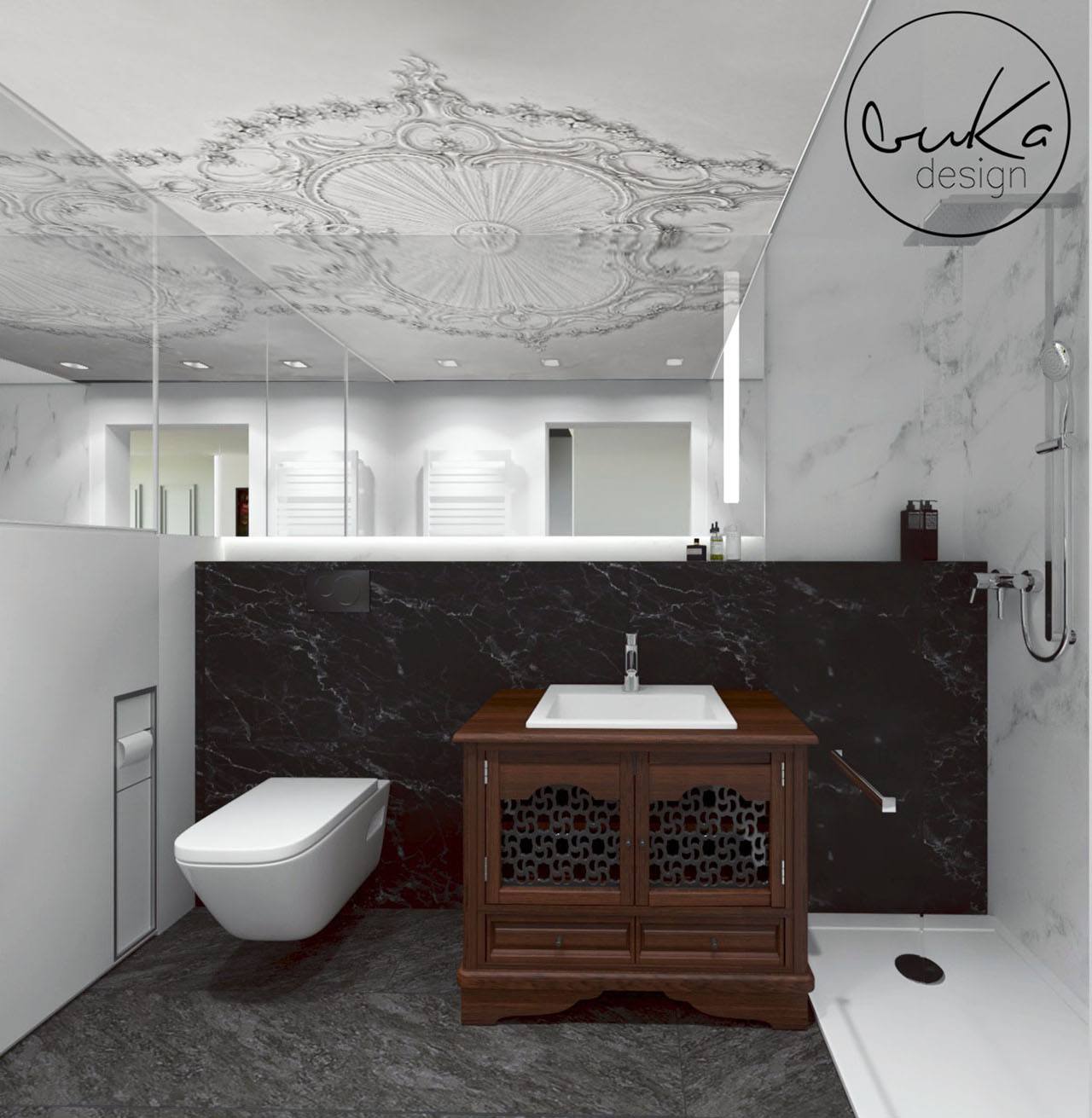 Apartament w krakowie na ul. augustianskiej, ujęcie 9 — projekt apartamentu, Kraków, projekt buKadesign