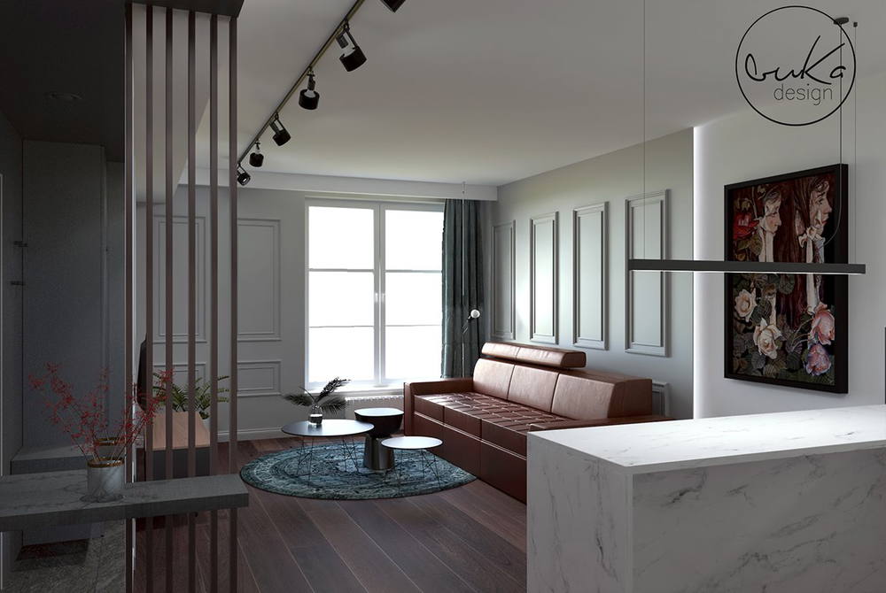 Apartament w krakowie na ul. augustianskiej, ujęcie 11 — projekt apartamentu, Kraków, projekt buKadesign
