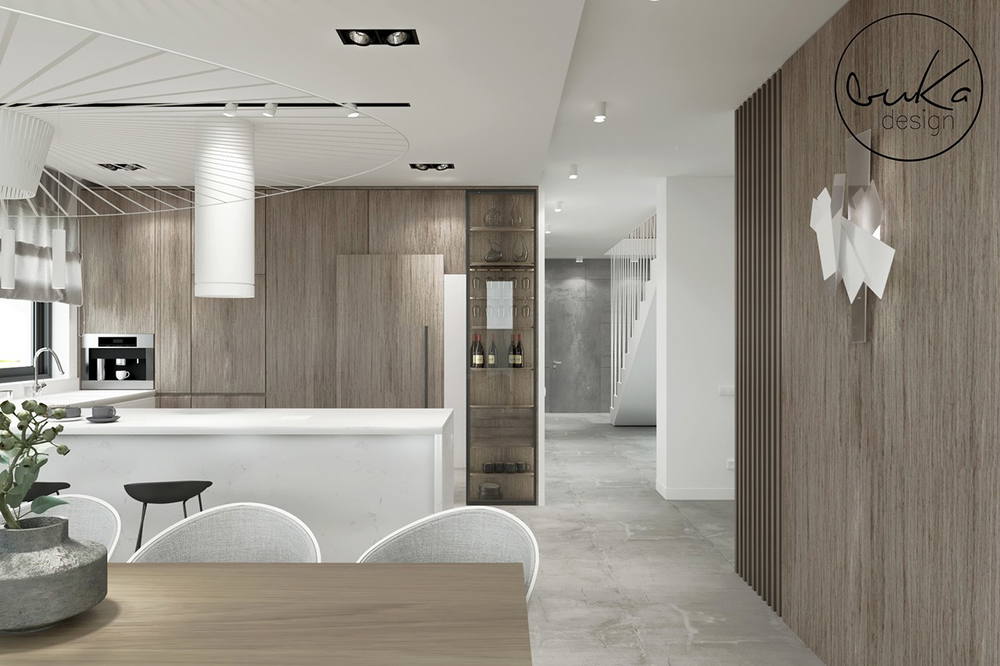 Concrete house, ujęcie 3 — projekt domu jednorodzinnego, Kraków, projekt buKadesign