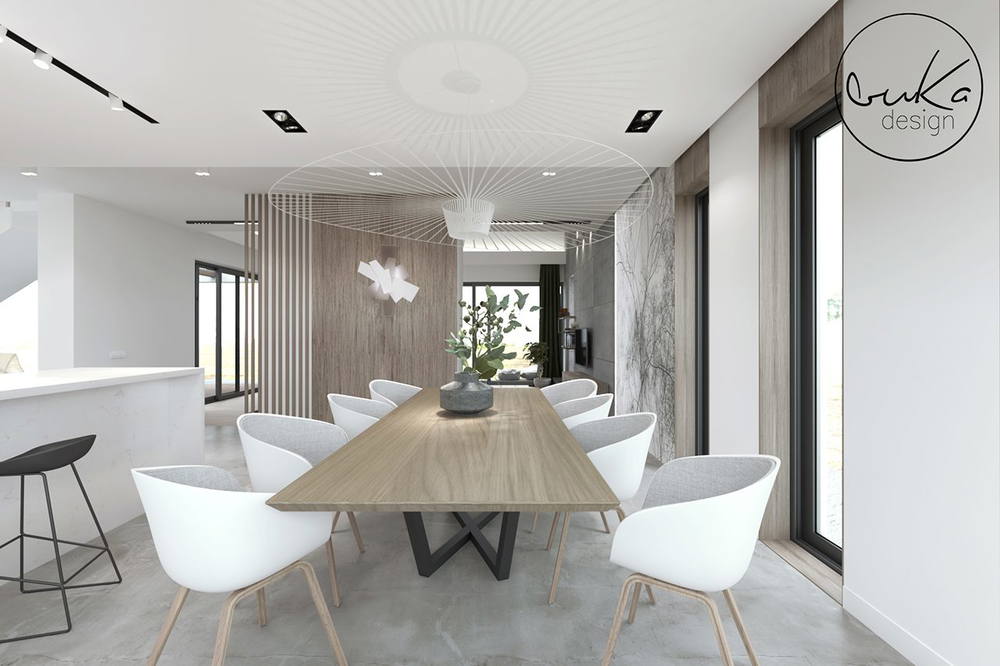 Concrete house, ujęcie 4 — projekt domu jednorodzinnego, Kraków, projekt buKadesign