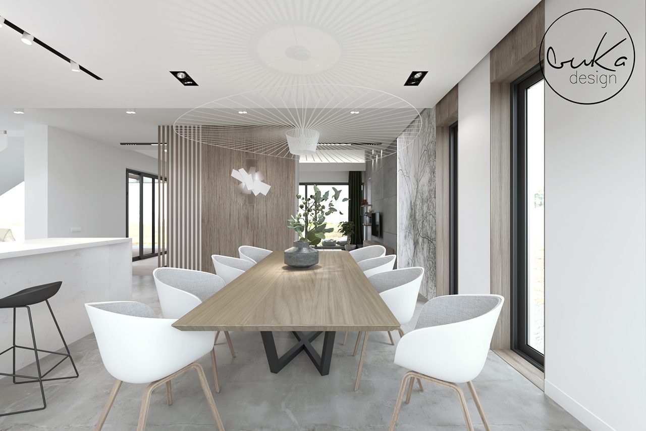 Concrete house, ujęcie 4 — projekt domu jednorodzinnego, Kraków, projekt buKadesign