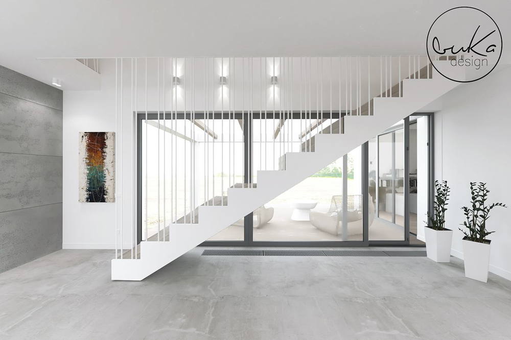 Concrete house, ujęcie 6 — projekt domu jednorodzinnego, Kraków, projekt buKadesign