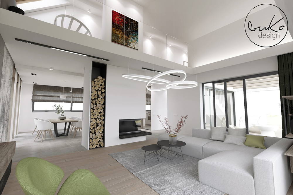 Concrete house, ujęcie 7 — projekt domu jednorodzinnego, Kraków, projekt buKadesign