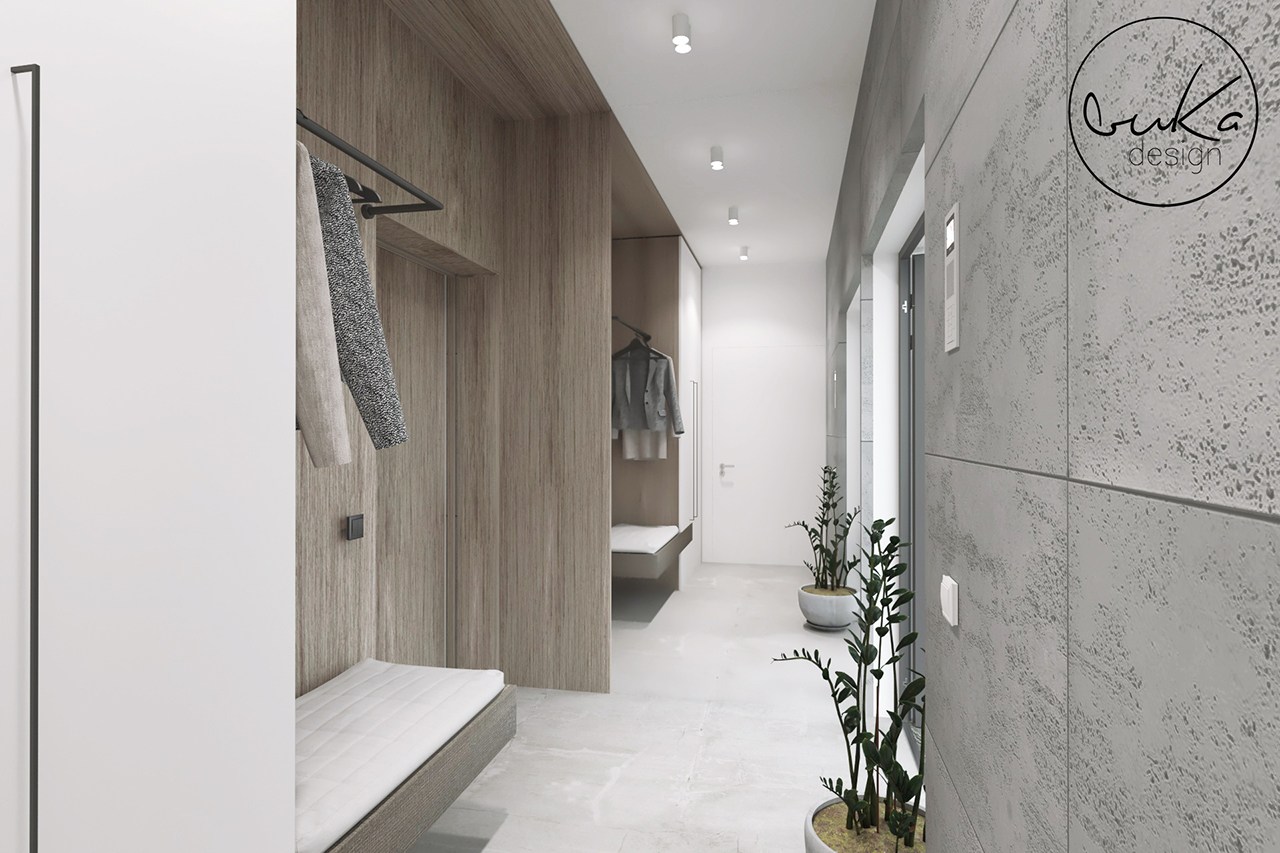 Concrete house, ujęcie 9 — projekt domu jednorodzinnego, Kraków, projekt buKadesign