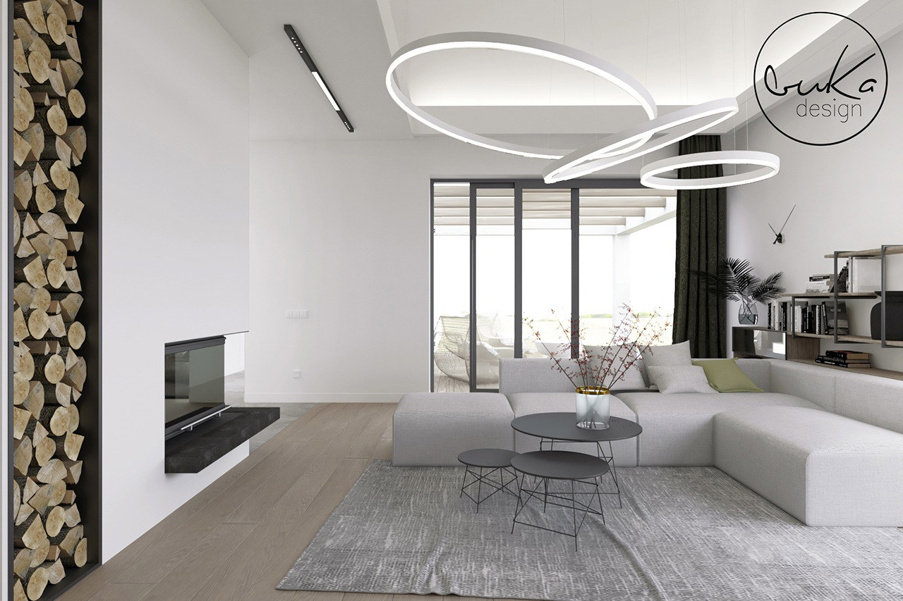 Concrete house, ujęcie 11 — projekt domu jednorodzinnego, Kraków, projekt buKadesign