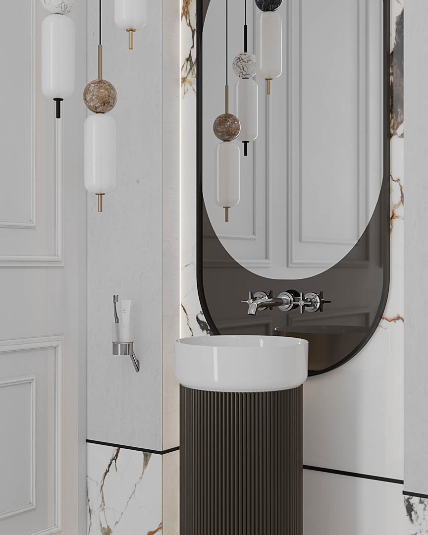 Deante, ujęcie 10 — projekt apartamentu, Kraków, projekt buKadesign