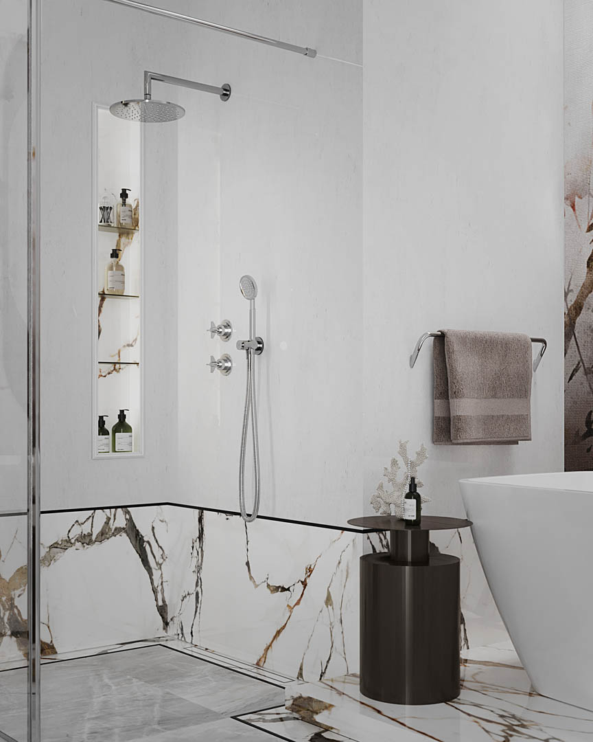 Deante, ujęcie 11 — projekt apartamentu, Kraków, projekt buKadesign