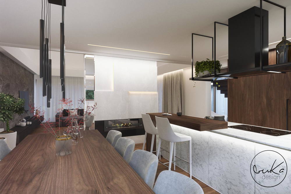 Chic escape, ujęcie 7 — projekt domu jednorodzinnego, Kokotów, projekt buKadesign