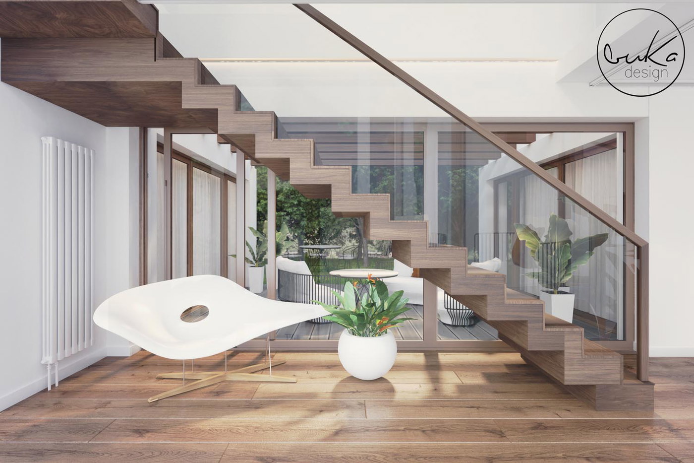 Chic escape, ujęcie 8 — projekt domu jednorodzinnego, Kokotów, projekt buKadesign