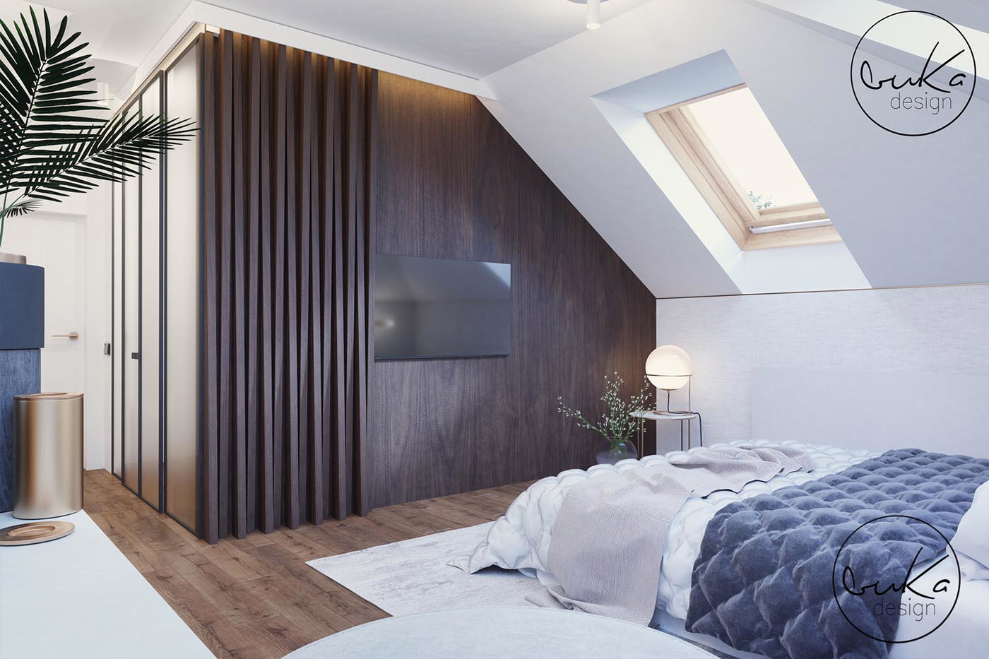Chic escape, ujęcie 9 — projekt domu jednorodzinnego, Kokotów, projekt buKadesign