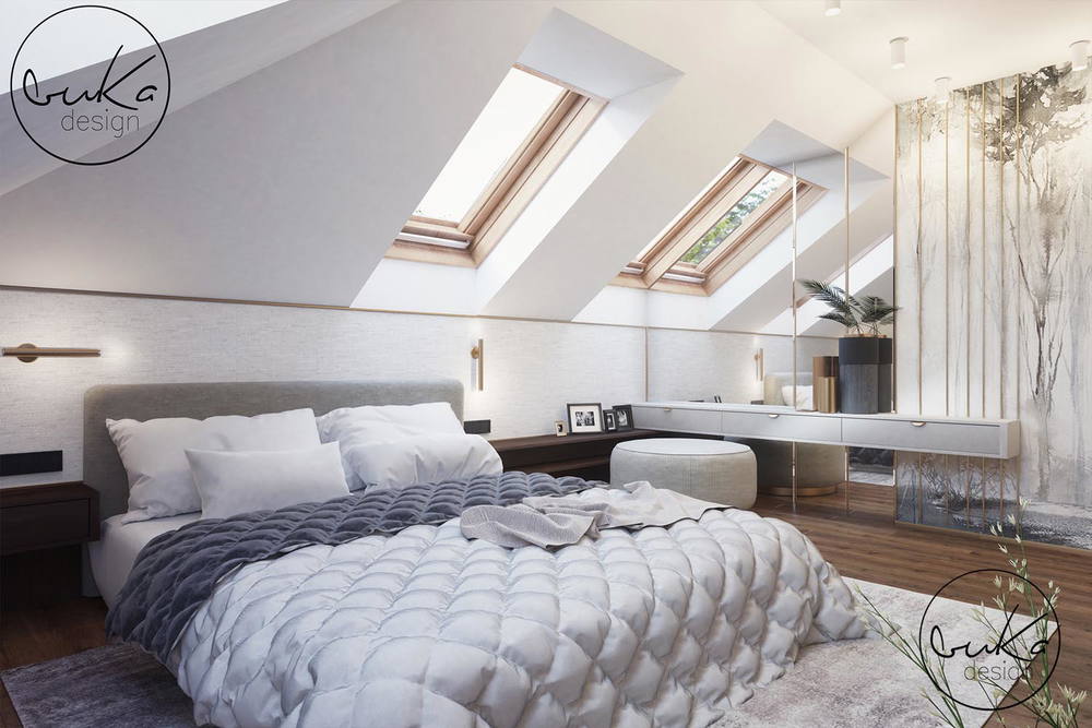 Chic escape, ujęcie 10 — projekt domu jednorodzinnego, Kokotów, projekt buKadesign