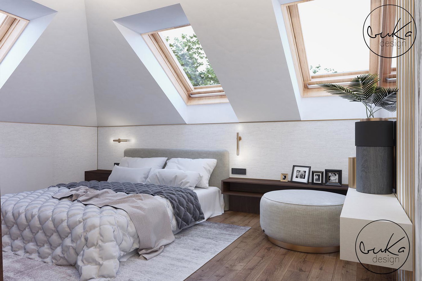 Chic escape, ujęcie 11 — projekt domu jednorodzinnego, Kokotów, projekt buKadesign