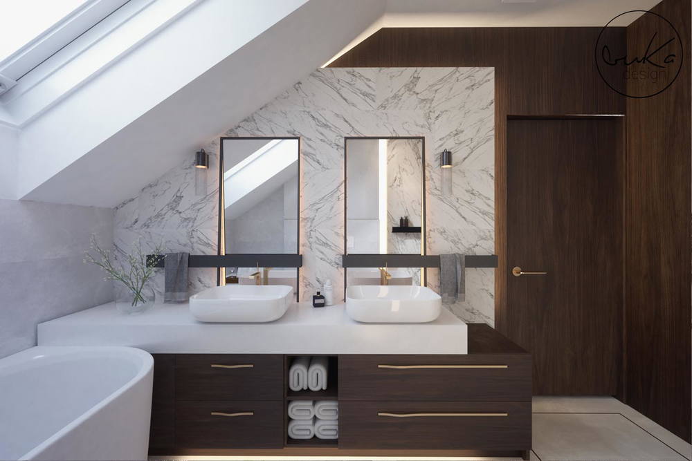 Chic escape, ujęcie 12 — projekt domu jednorodzinnego, Kokotów, projekt buKadesign
