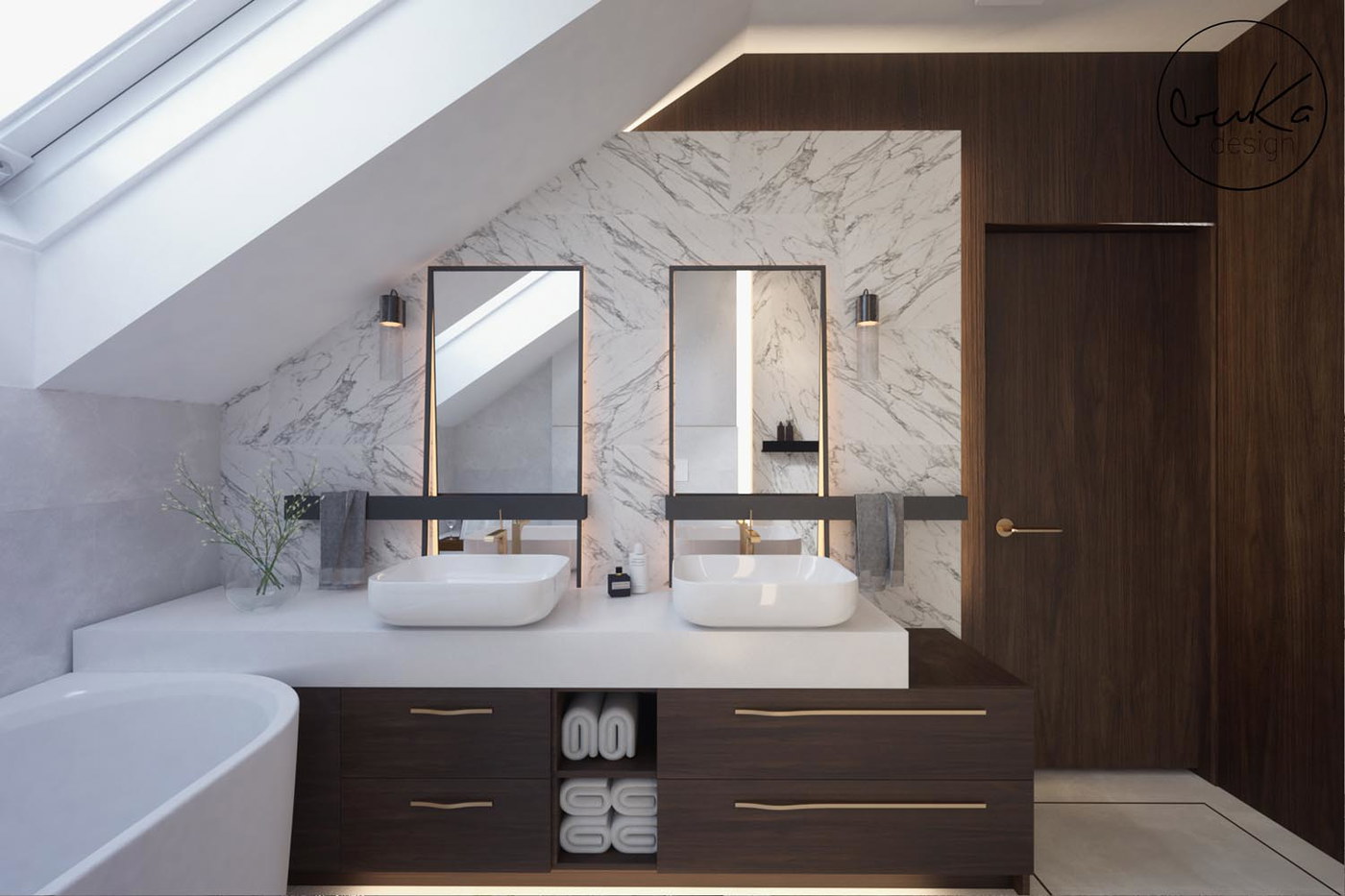 Chic escape, ujęcie 12 — projekt domu jednorodzinnego, Kokotów, projekt buKadesign