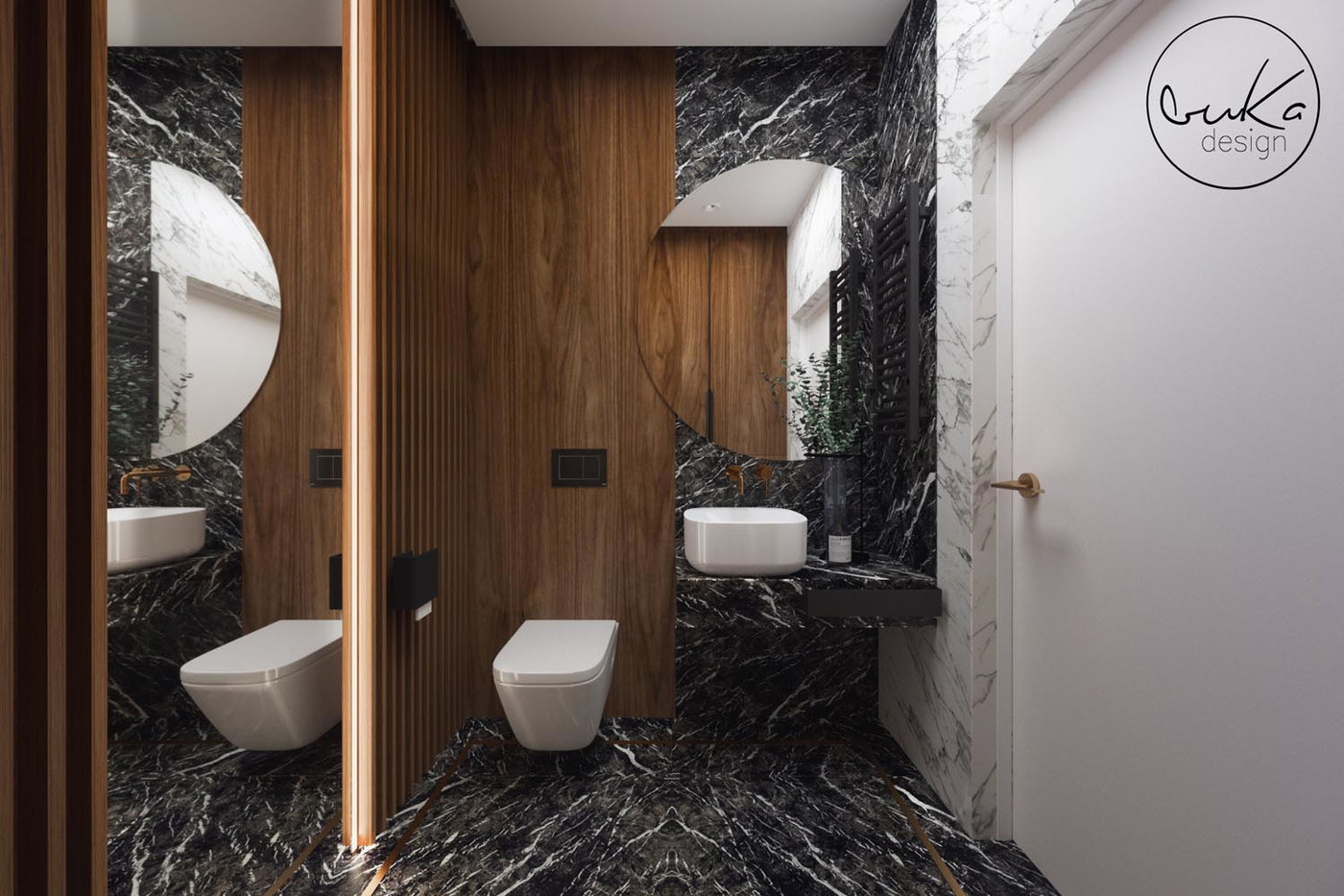 Chic escape, ujęcie 16 — projekt domu jednorodzinnego, Kokotów, projekt buKadesign