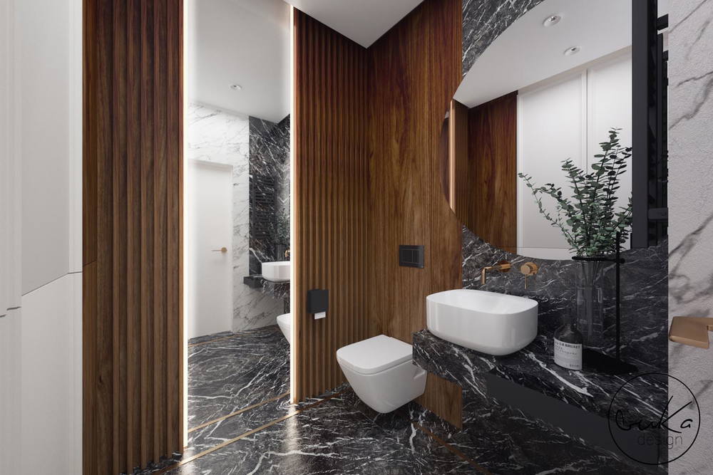 Chic escape, ujęcie 17 — projekt domu jednorodzinnego, Kokotów, projekt buKadesign