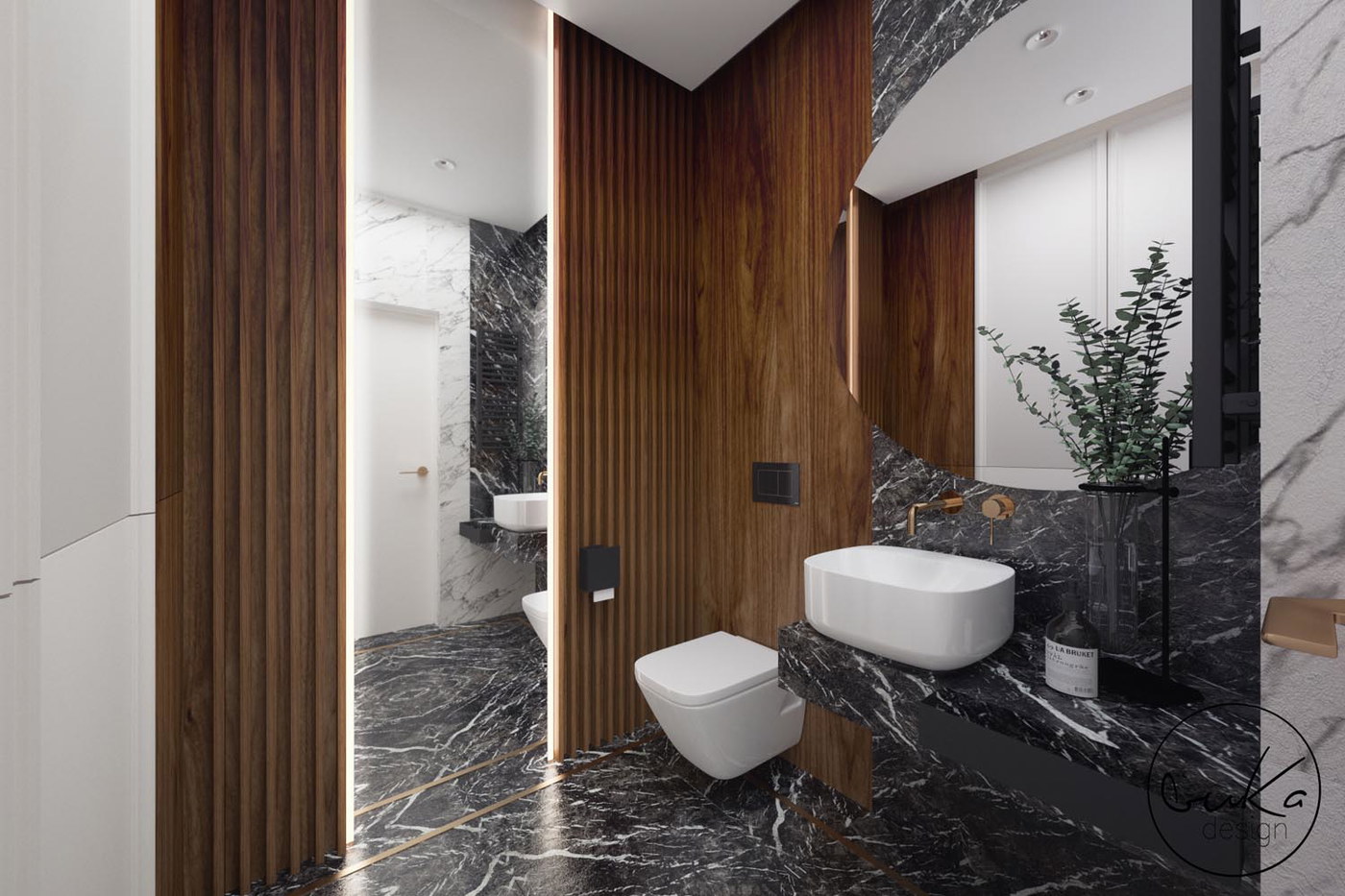 Chic escape, ujęcie 17 — projekt domu jednorodzinnego, Kokotów, projekt buKadesign