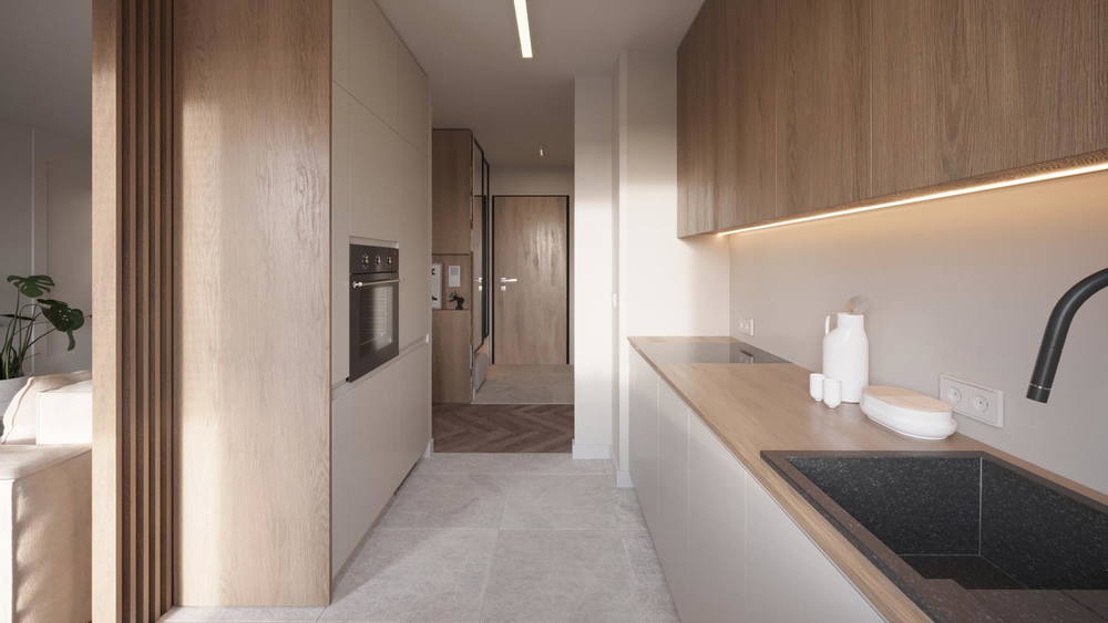 Eco-minimal youth, ujęcie 7 — projekt apartamentu, Gdańsk, projekt buKadesign