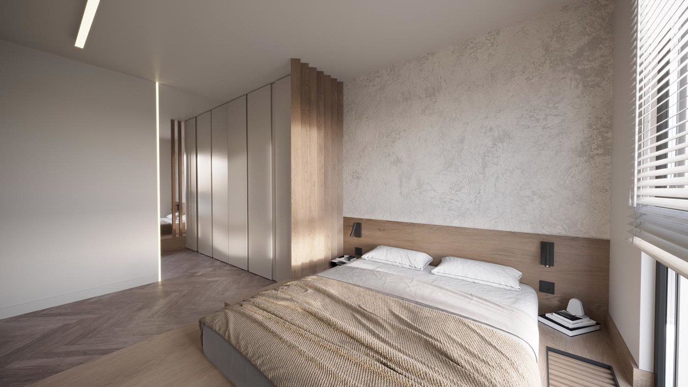 Eco-minimal youth, ujęcie 13 — projekt apartamentu, Gdańsk, projekt buKadesign
