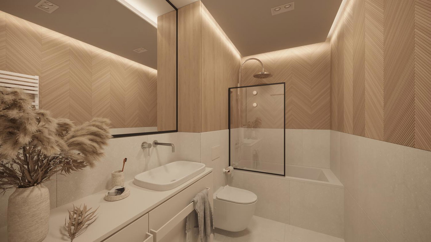 Eco-minimal youth, ujęcie 15 — projekt apartamentu, Gdańsk, projekt buKadesign