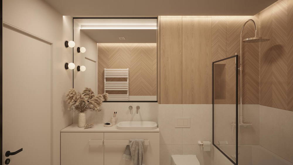 Eco-minimal youth, ujęcie 16 — projekt apartamentu, Gdańsk, projekt buKadesign