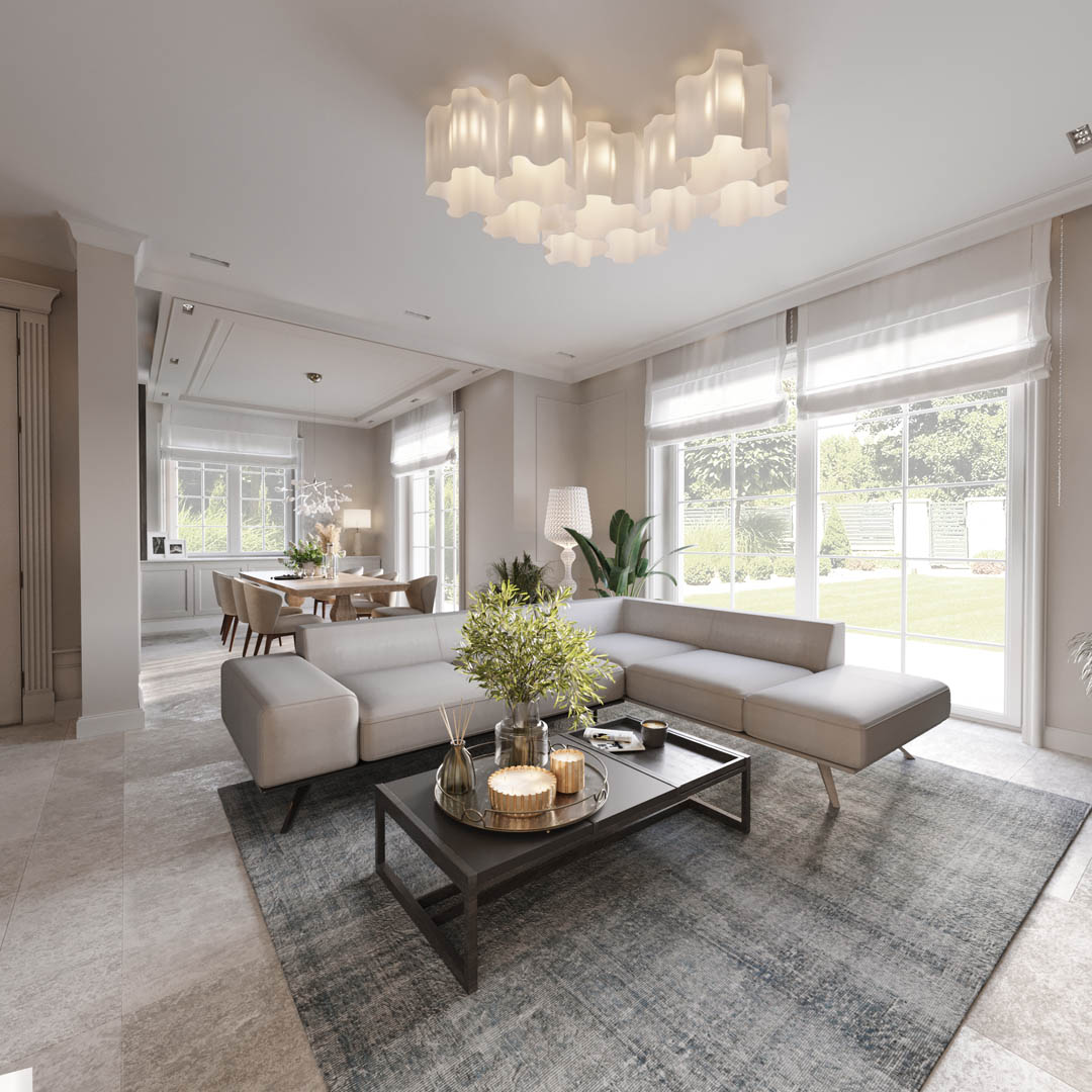 Metropolitan elegance, ujęcie 5 — projekt willi, Gdańsk, projekt buKadesign