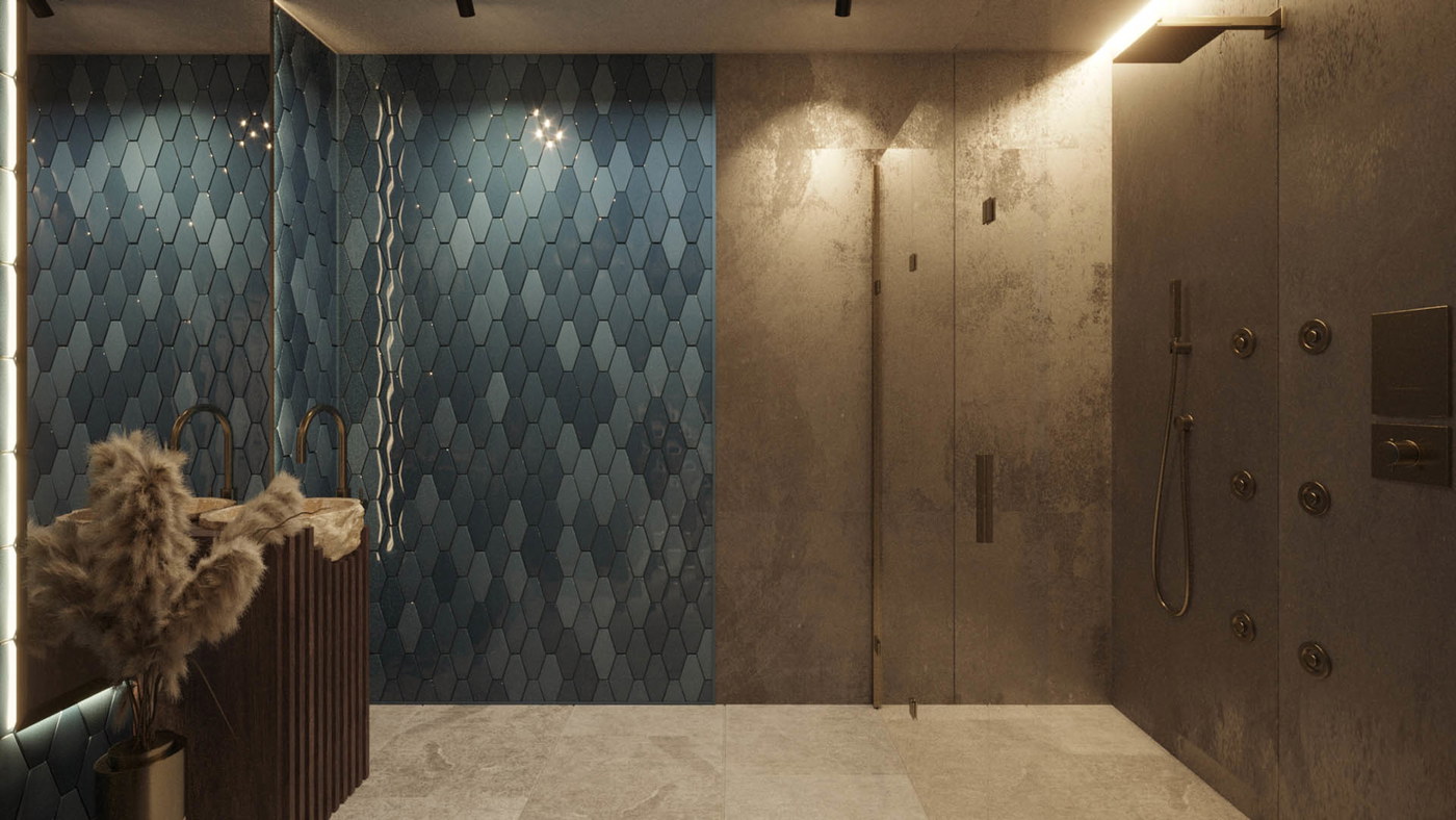 Metropolitan elegance, ujęcie 34 — projekt willi, Gdańsk, projekt buKadesign