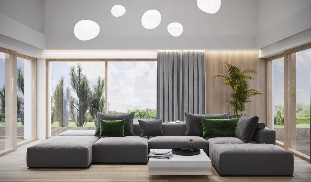 Wooden chic, ujęcie 3 — projekt domu jednorodzinnego, Kraków, projekt buKadesign