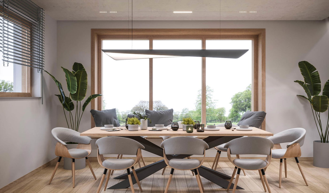 Wooden chic, ujęcie 7 — projekt domu jednorodzinnego, Kraków, projekt buKadesign