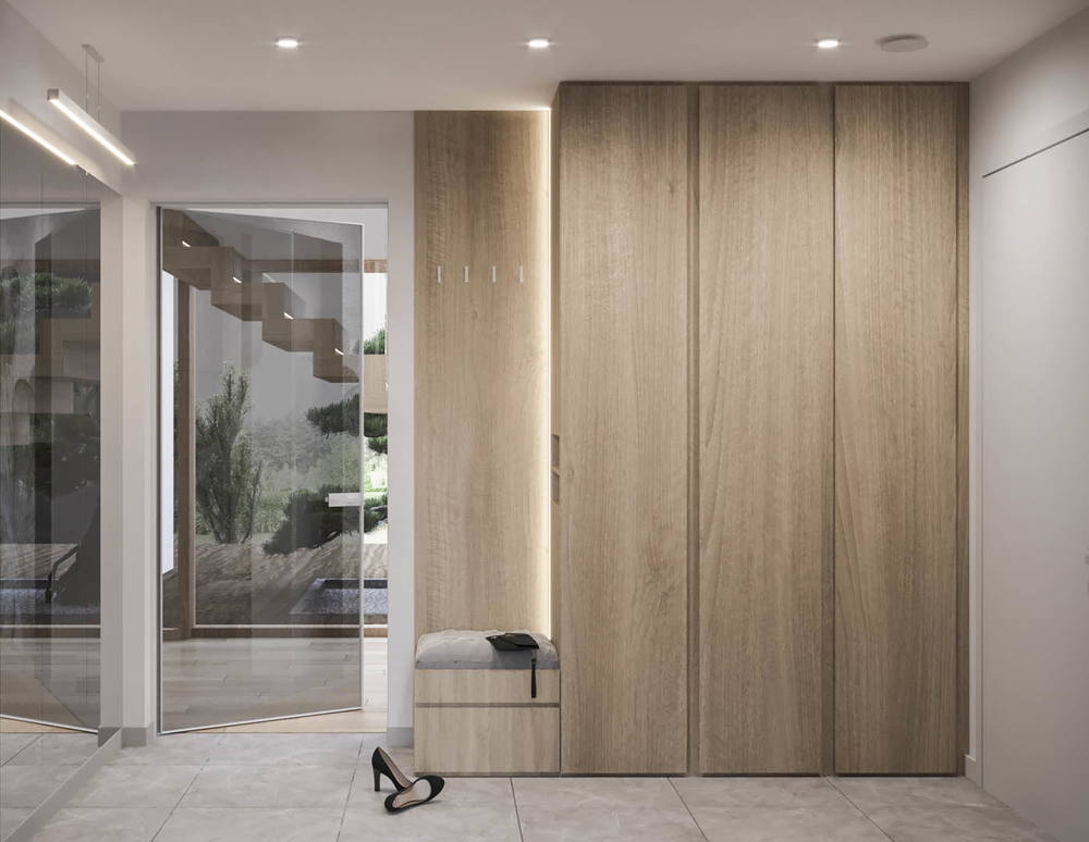 Wooden chic, ujęcie 8 — projekt domu jednorodzinnego, Kraków, projekt buKadesign