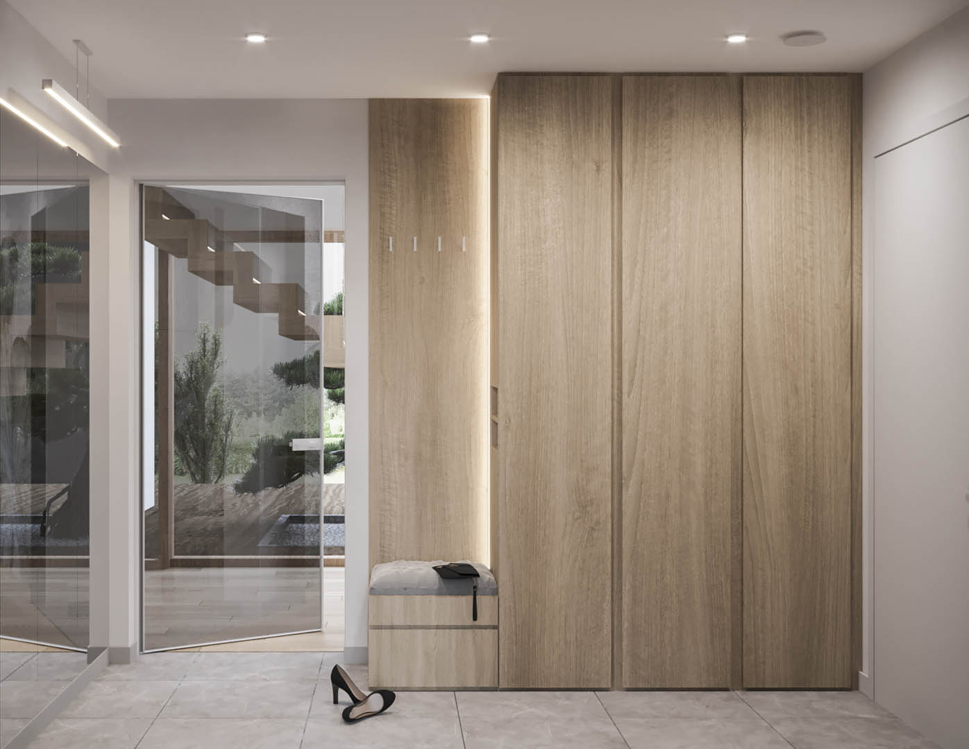 Wooden chic, ujęcie 8 — projekt domu jednorodzinnego, Kraków, projekt buKadesign