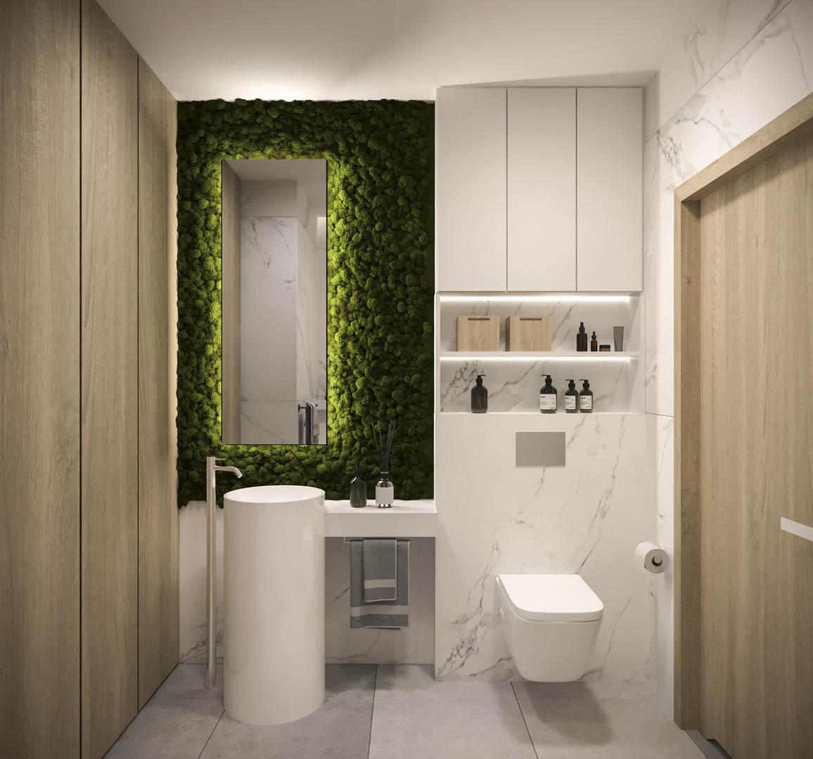 Wooden chic, ujęcie 14 — projekt domu jednorodzinnego, Kraków, projekt buKadesign