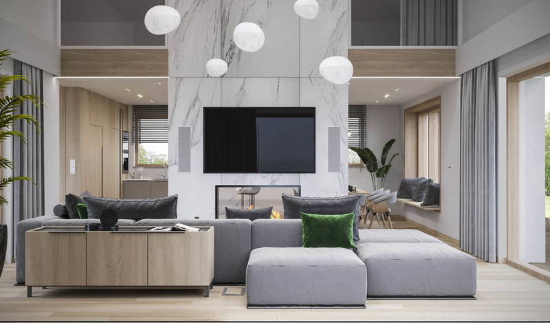 Wooden Chic — dom z drewnianymi akcentami