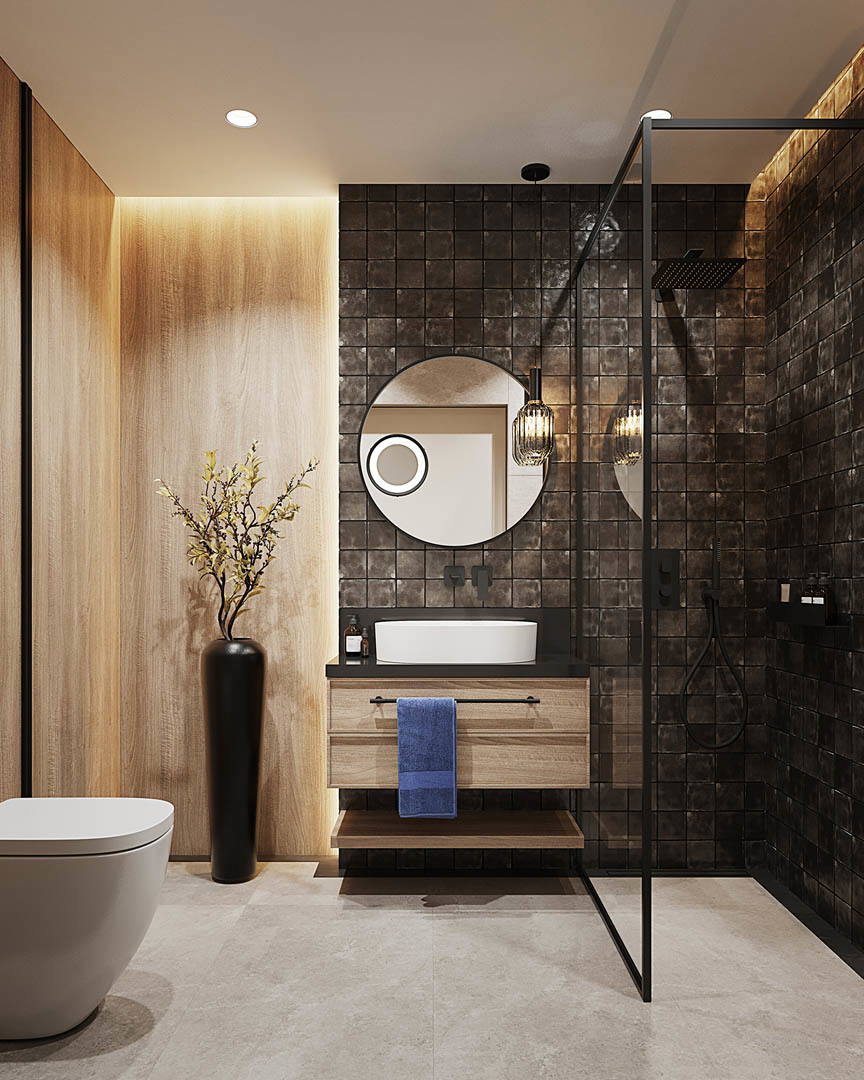 Subtle touch, ujęcie 6 — projekt apartamentu, Kraków, projekt buKadesign