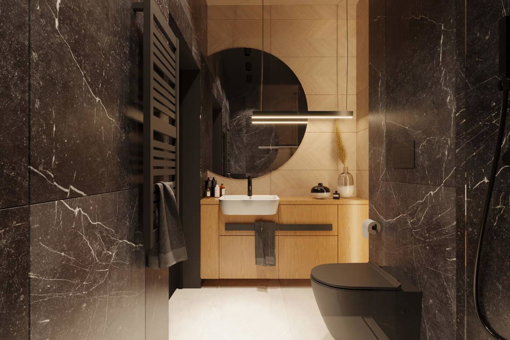 Serene sanctuary, ujęcie 7 — projekt domu jednorodzinnego, Kraków, projekt buKadesign