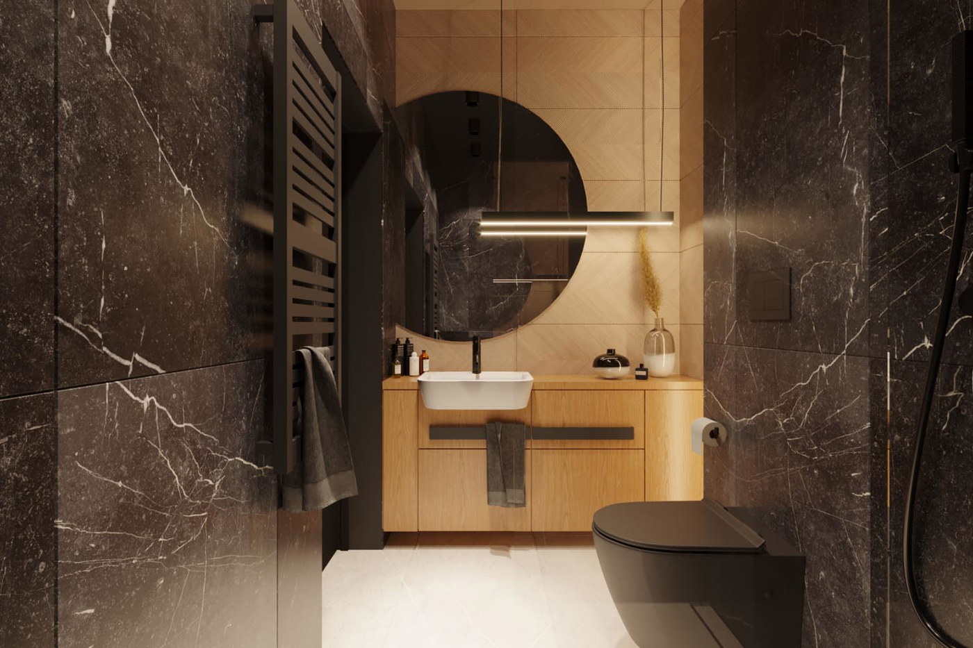 Serene sanctuary, ujęcie 7 — projekt domu jednorodzinnego, Kraków, projekt buKadesign