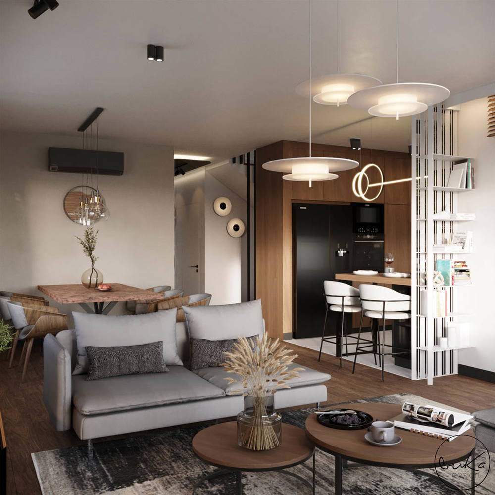 Cozy hideaway, ujęcie 3 — projekt domu jednorodzinnego, Kraków, projekt buKadesign