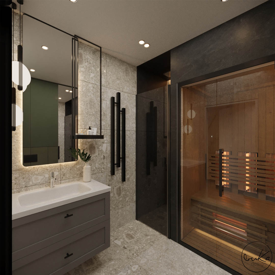 Cozy hideaway, ujęcie 6 — projekt domu jednorodzinnego, Kraków, projekt buKadesign