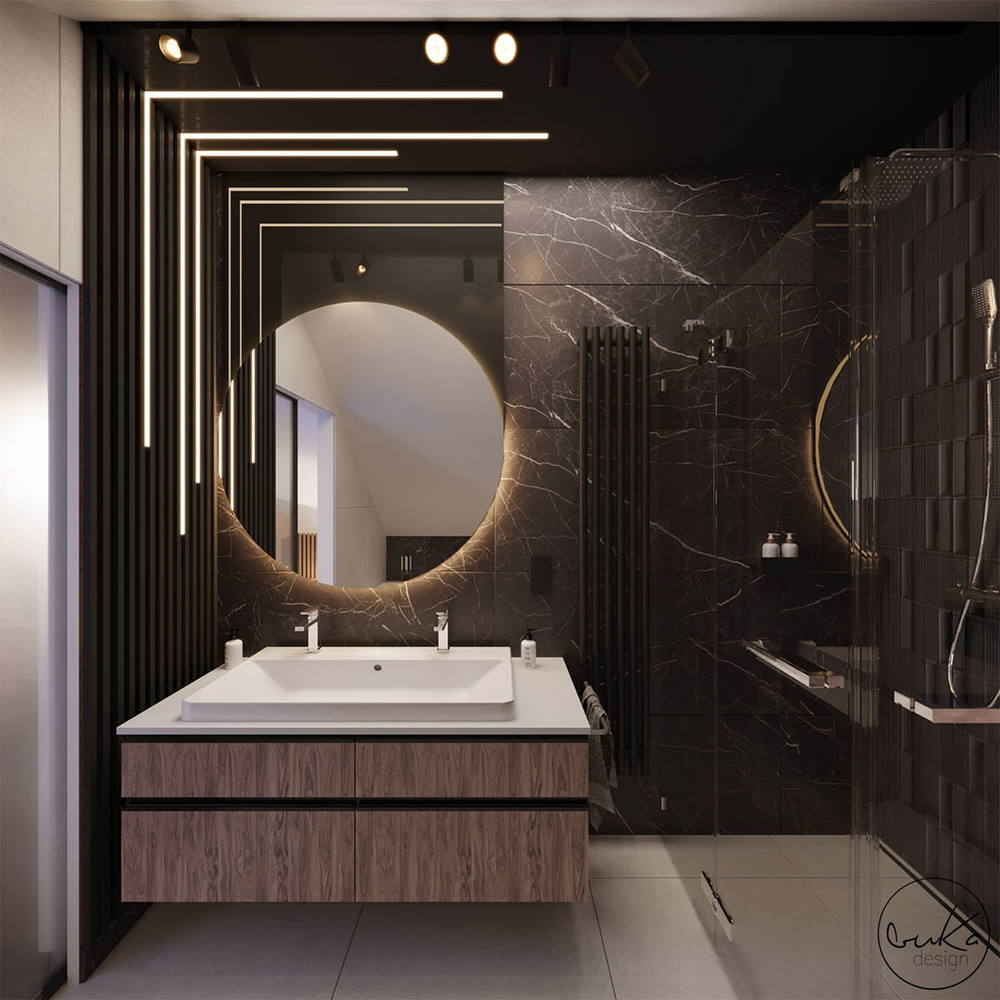 Cozy hideaway, ujęcie 7 — projekt domu jednorodzinnego, Kraków, projekt buKadesign
