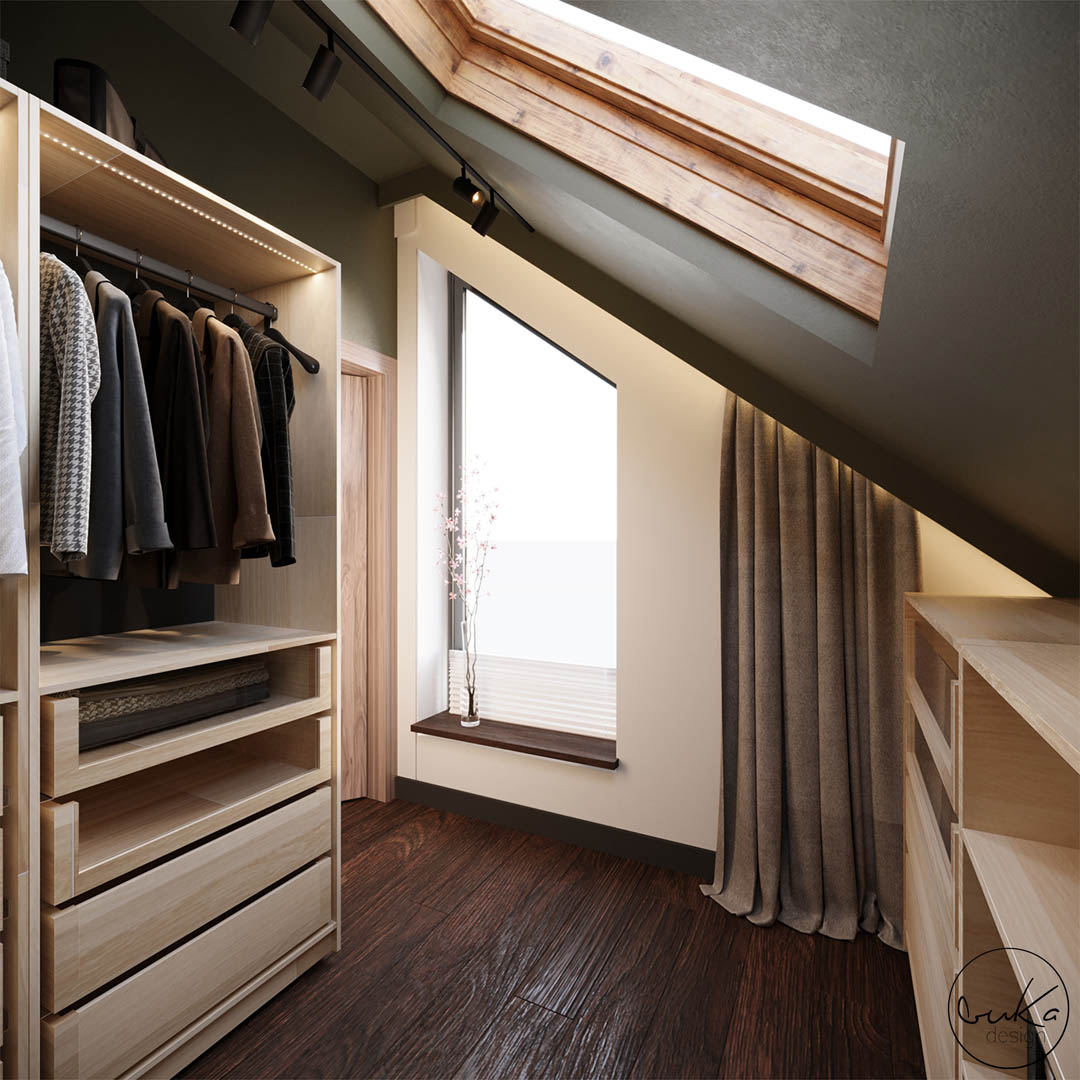 Cozy hideaway, ujęcie 10 — projekt domu jednorodzinnego, Kraków, projekt buKadesign