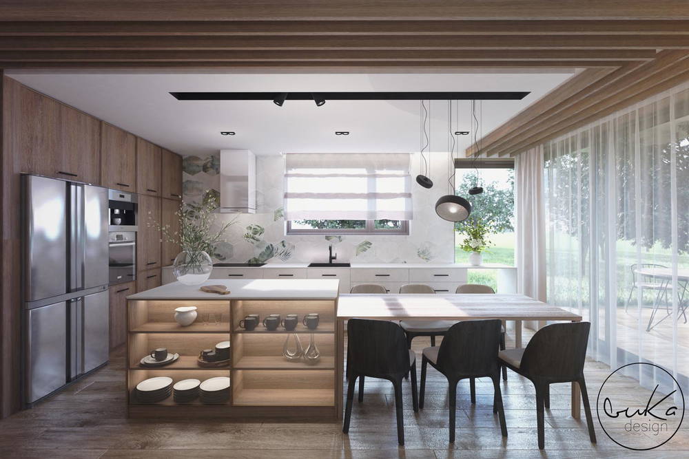 Hidden gem, ujęcie 1 — projekt domu jednorodzinnego, Kraków, projekt buKadesign