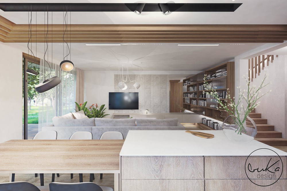 Hidden gem, ujęcie 4 — projekt domu jednorodzinnego, Kraków, projekt buKadesign