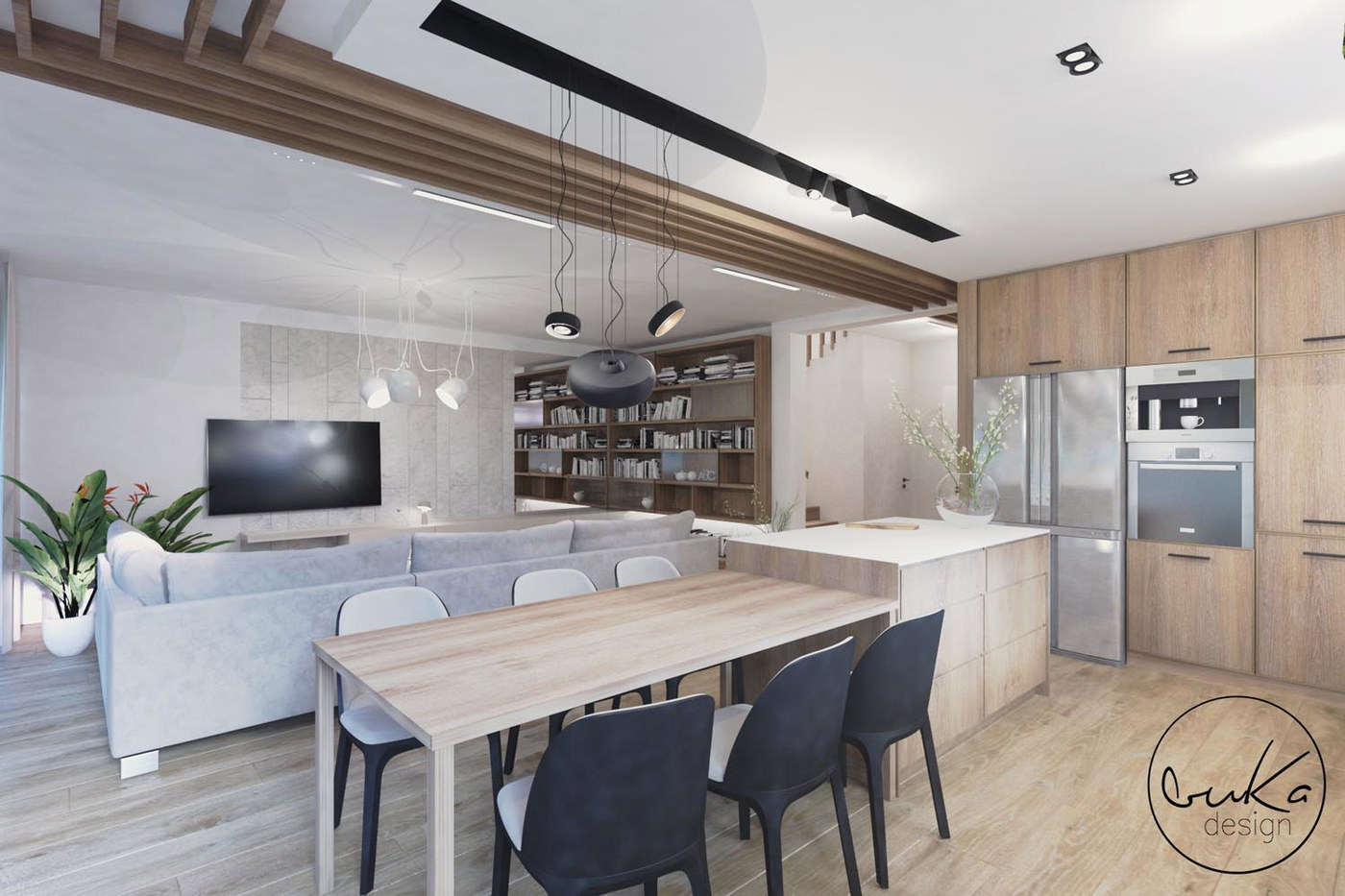 Hidden gem, ujęcie 5 — projekt domu jednorodzinnego, Kraków, projekt buKadesign