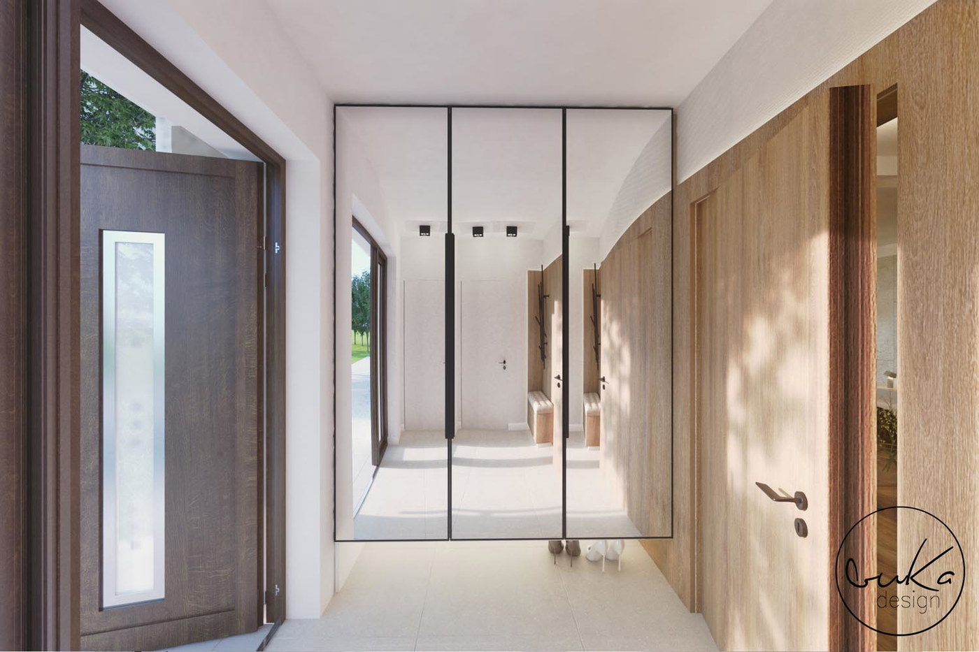 Hidden gem, ujęcie 6 — projekt domu jednorodzinnego, Kraków, projekt buKadesign