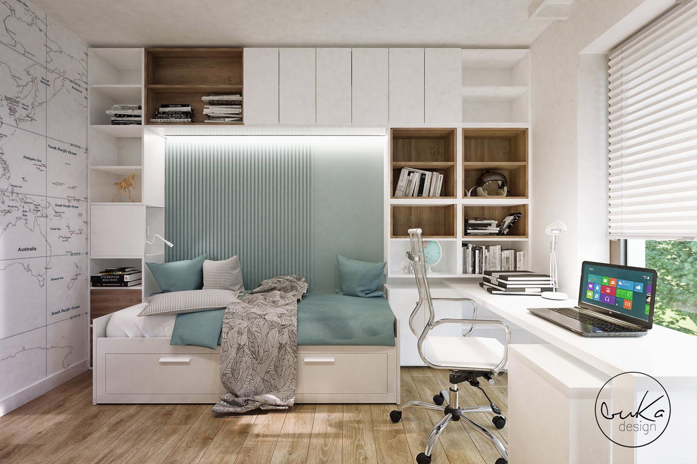 Hidden gem, ujęcie 17 — projekt domu jednorodzinnego, Kraków, projekt buKadesign