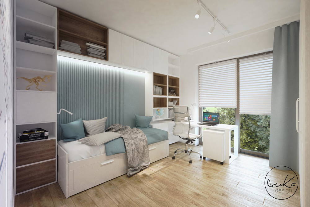 Hidden gem, ujęcie 18 — projekt domu jednorodzinnego, Kraków, projekt buKadesign
