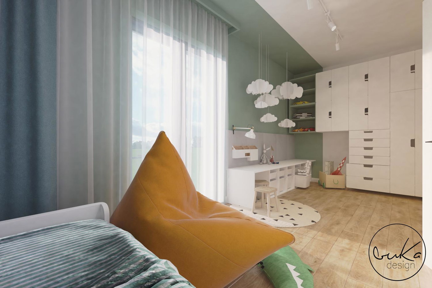 Hidden gem, ujęcie 19 — projekt domu jednorodzinnego, Kraków, projekt buKadesign